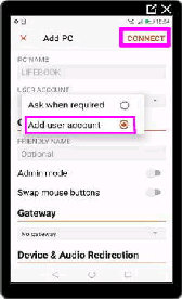 Add user account^Microsoft Remote Desktop