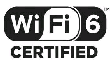 Wi-Fi CERTIFIED 6 F؃}[N