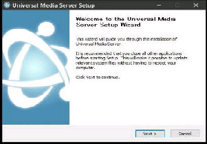 Universal Media Server Setup Jn