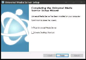 universal media server not starting