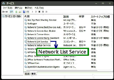Network List Service^T[rX