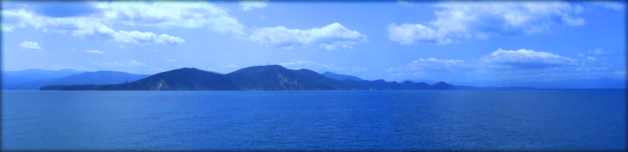 赤岩沖から見たニセコ積丹小樽海岸国定公園