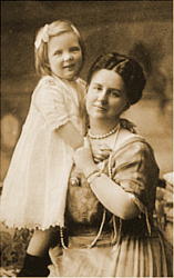 Queen Wilhelmina with Her Little Daughter Juliana, Princess of Orange
