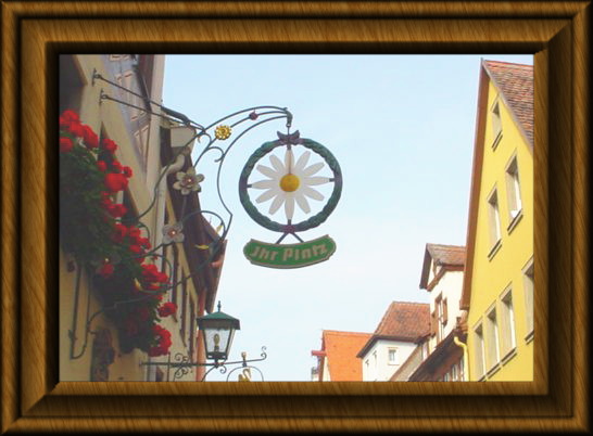 ひみつのお花の看板♪